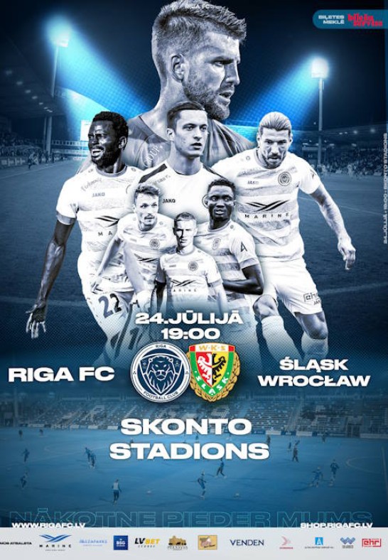UEFA Konferences līgas kvalifikācijas 2. kārta Riga FC - Slask Wroclaw