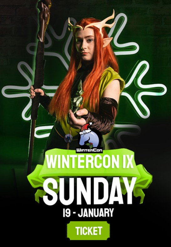 WinterCon IX svētdienas biļete (pārcelts no 12.01.2025)