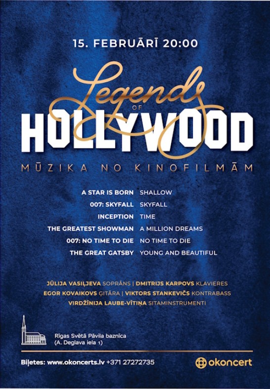 Legends of Hollywood - mūzika no kinofilmām