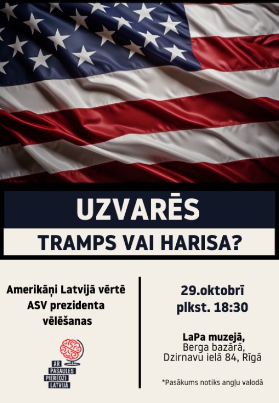 Amerikāņi Latvijā vērtē ASV prezidenta vēlēšanas - uzvarēs Tramps vai Harisa? / Who will win  Trump or Harris? American voters share their thoughts on the U.S. presidential election.