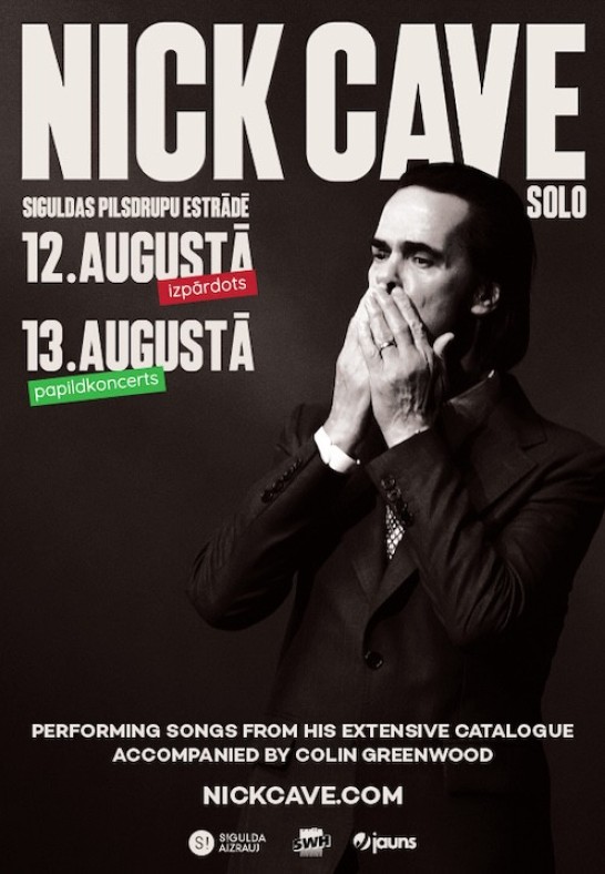 Nick Cave Solo | Accompanied by Colin Greenwood