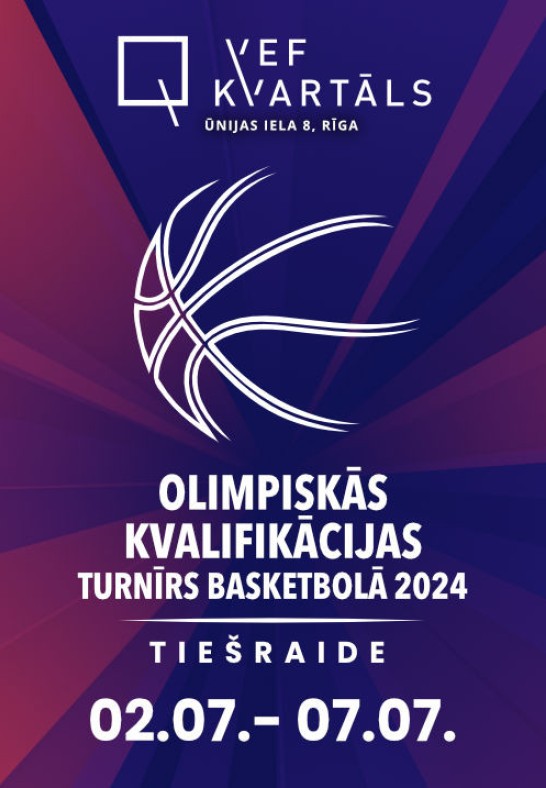 PUSFINĀLS Olimpiskās kvalifikācijas turnīrs basketbolā tiešraide / Galdiņu rezervācija
