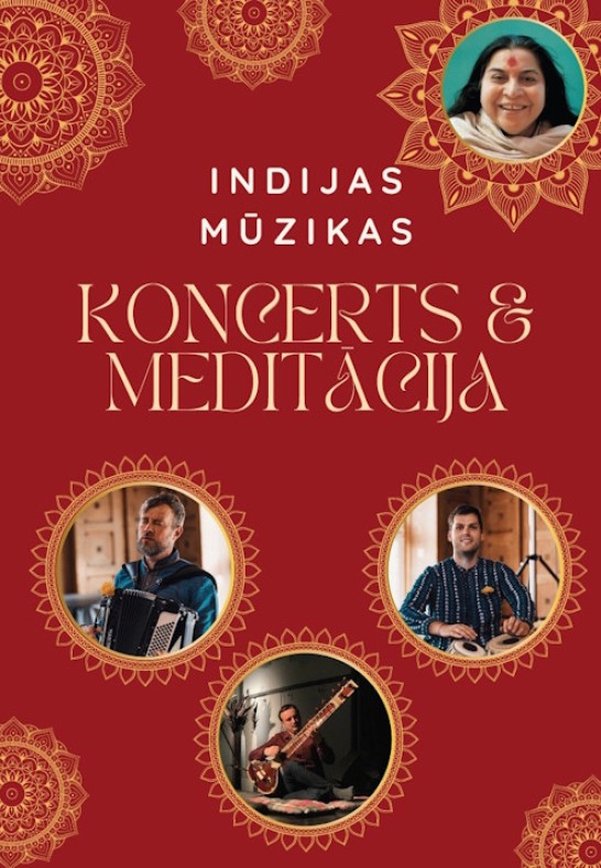 Indijas mūzikas koncerts un meditācija